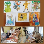 Раскраска У лукоморья