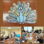 30.06.  коллективная поделка Павлин